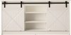Komoda 160x80x35 GRANERO biały/biały połysk