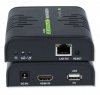TECHLY KVM EXTENDER HDMI+USB PO SKRĘTCE DO 120M IDATA HDMI-KVM2