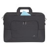 RIVACASE TORBA NA LAPTOP 17,3 TEGEL, CZARNA, MATERIAŁ WODOODPORNY, KIESZENIE NA TABLET 10,1, SMARTFON, DOKUMENTY, AK