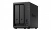 NAS Synology DS723+; Tower; 2x (3.5 SATA HDD); AMD Ryzen R1600;,2GB DDR4 ECC (max. 32GB), 2x 1GbE RJ-45