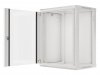 Szafa Rack Lanberg  WF01-6415-10S (770mm / 600mm / 450 mm; wisząca; szary)
