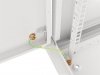 LANBERG SZAFA WISZĄCA RACK 19 12U 600X450 DRZWI METALOWE SZARA (FLAT PACK) WF01-6412-00S