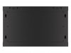LANBERG SZAFA WISZĄCA RACK 19 6U 600X450 DRZWI METALOWE CZARNA (FLAT PACK) WF01-6406-00B