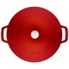 Zestaw 3 naczyń żeliwnych z pokrywką Staub - 24 cm, Czerwony