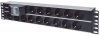 Intellinet 714051 rozdzielacz zasilania PDU 15 x gniazdo sieciowe 2U Aluminium, Czarny