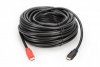 ASSMANN KABEL POŁ. ZE WZAMAC. HDMI HIGHSPEED 1.4 ETH. TYP HDMI A/HDMI A M/M CZARNY 10M AK-330118-100-S