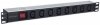 Intellinet 163620 rozdzielacz zasilania PDU 8 x gniazdo sieciowe 1U Czarny, Srebrny