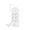 BELKIN LISTWA ZASILAJĄCA 6-PORTS + 1XUSB-A/C 650J