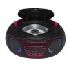 Denver TCL-212BT PINK odtwarzacz cd Przenośny odtwarzacz CD Czarny, Różowy