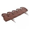 Prosperplast Krawężnik ogrodowy Garden line - Brąz IKRA-R222