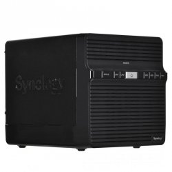 NAS Synology DS423; Tower; 4x (3.5 SATA HDD); Realtek RTD1619B;,2GB DDR4, 2x 1GbE RJ-45