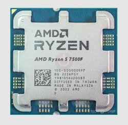 CPU RYZEN X6 R5-7500F SAM5 OEM/65W 3700 100-000000597 AMD