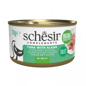 SCHESIR Adult w Galarecie Tuńczyk z Algami 70g