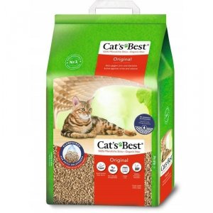 JRS Cat's Best Original - drewniany żwirek zbrylający dla kota -  5 l / 2,1 kg