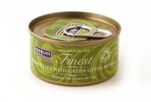 Fish4Cats Finest filet z Tuńczyka z omułkiem 70g