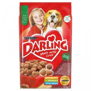 PURINA Darling Wołowina z kurczakiem - sucha karma dla psa - 10 kg