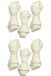 ZOLUX Kość wiązana biała 6 cm x 6