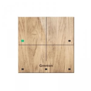 Grenton Panel dotykowy/ 4 pola dotykowe/ TF-Bus/ jasny drewniany front