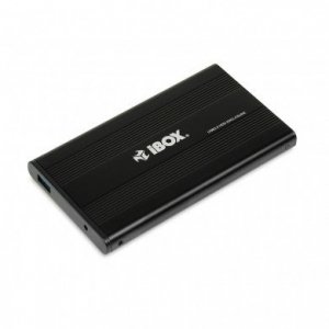 Obudowa IBOX HD-02 ZEW. 2,5 USB 3.0 IEU3F02 (2.5; USB 3.0; Aluminium; kolor czarny)