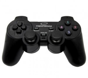 Gamepad Esperanza EG102 (PC, PS3; kolor czarny)