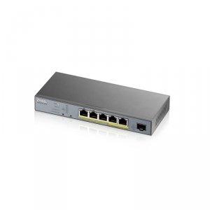 Switch Zyxel GS1350-6HP 6p PoE (PoE+: 3;PoE++: 2) 60W Managed Gigabit