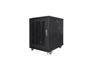 LANBERG SZAFA STOJĄCA RACK 19 15U 600X800 DRZWI PERFOROWANE CZARNA (FLAT PACK) FF01-6815-23B