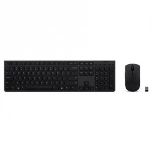 Lenovo 4X31K03968 klawiatura Dołączona myszka Biuro RF Wireless + Bluetooth US English Szary
