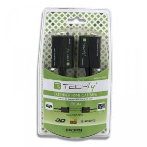 Techly IDATA EXT-E30D rozgałęziacz telewizyjny HDMI