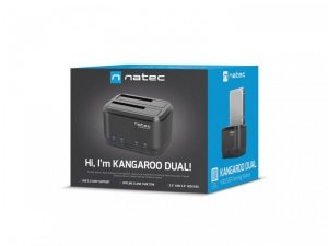 Stacja dokująca NATEC Kangaroo NSD-0955 (2.5, 3.5; USB 3.0; czarny)