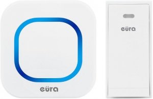 DZWONEK BEZPRZEWODOWY ''EURA'' WDP-80H2 ''FOLK'' bezbateryjny, przycisk (kinetyczny), mo