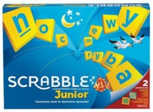 Mattel Scrabble Junior Gra planszowa słowna Dzieci