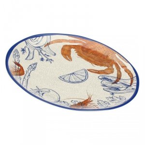 ROSE&TULIPANI Ocean Life Duża taca okrągła z melaminy 42 cm