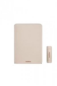 Mata samopompująca wide sleeping pad double 6cm nh20dz002-beige NATUREHIKE