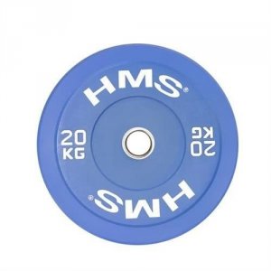 Talerz olimpijski Bumper 20 kg Niebieski HMS CBR20