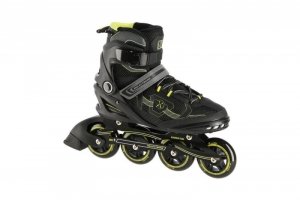 ŁYŻWOROLKI NILS EXTREME NA9157 CZARNO-ZŁOTE  ROZM. 39