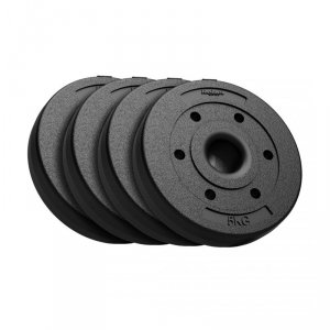 Zestaw obciążeń bitumicznych 4x5kg, otwór 51mm - do sztang olimpijskich, REBEL ACTIVE
