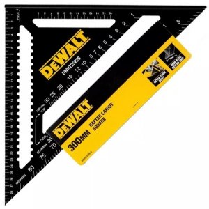 DeWALT DWHT25228-0 linijka 300 mm Aluminium Czarny, Żółty