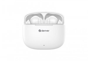 Denver TWE-48W Zestaw słuchawkowy True Wireless Stereo (TWS) Douszny Połączenia/muzyka Bluetooth Biały