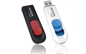 PAMIĘĆ USB USB2 16GB BLACK/RED AC008-16G-RKD A-DATA