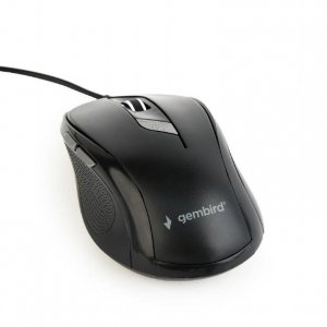 MYSZ USB OPTICAL BLACK MUS-6B-01 GEMBIRD