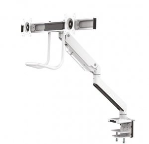 MONITOR DESK MOUNT 10-32 NM-D775DXWHITE NEWSTAR
