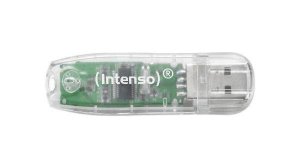 PAMIĘĆ USB USB2 32GB TRANSPARENT 3502480 INTENSO