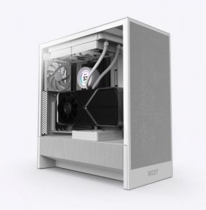 CASE MIDITOWER ATX W/O PSU/WHITE H5 FLOW NZXT