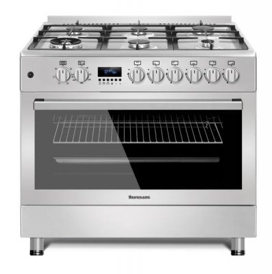 Kuchnia gazowo-elektryczna Ravanson KWGE-K90-6 TOP CHEF (Płyta gazowa; Piekarnik elektryczny; 900mm)