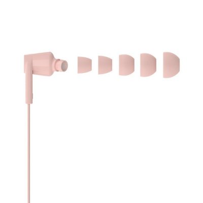 BELKIN SŁUCHAWKI PRZEWODOWE DOUSZNE USB-C, RÓŻOWE