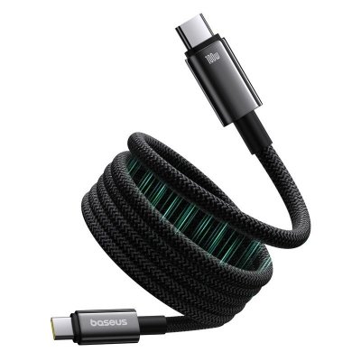Kabel Baseus Tungsten magnetyczny USB C-USB C 100W 1m (czarny)