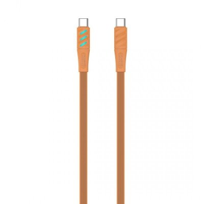 Kabel do ładowania Havit Typ C CB6254 pomarańczowy