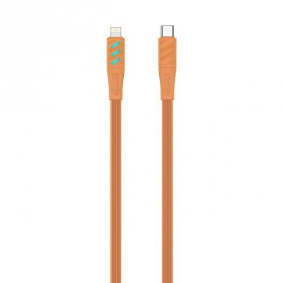 Kabel do ładowania Havit Typ C CB6255 pomarańczowy