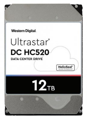 Dysk serwerowy HDD Western Digital Ultrastar DC HC520 (He12) HUH721212ALE600 (12 TB; 3.5&quot;; SATA III)