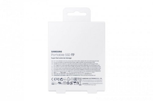 Dysk zewnętrzny SSD Samsung T7 (1TB; USB 3.2; niebieski; MU-PC1T0H/WW)